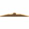 Ekena Millwork Portland Smooth Timber Gable Bracket, Western Red Cedar, 36"W x 6"H x 1 1/2"D x 3 1/2"F, 4/12 Pitch GBW036X06X0204POR00SWR - alternate 2